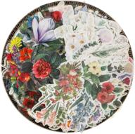 🌸 vintage floral stickers: 230 piece watercolor plant decals for scrapbook, laptop, and diy crafts logo