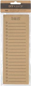 img 1 attached to American Crafts Motion DIY 3 Office Supplies: Kraft To-Do List Notepad with 100 Pages - Perfect for Productivity and Organization!