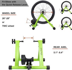 img 3 attached to 🚴 Indoor Exercise Bike Trainer Stand - ProRide Magnetic Stand with Bike Phone Holder