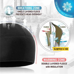 img 1 attached to 🧢 M-Tac Fleece Watch Cap - Tactical Beanie Hat for Winter: Stay Warm and Protected in Cold Weather