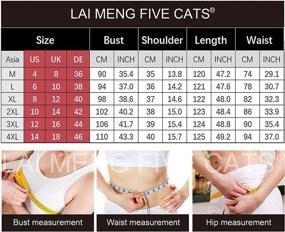 img 3 attached to 🐱 Lai Meng Women's Five Cats Clothing