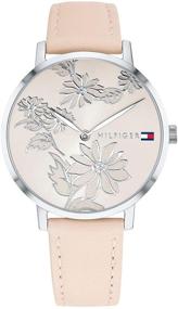 img 3 attached to ⌚ Tommy Hilfiger Women's Pink Leather Watch-1781919