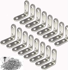 img 3 attached to Inch Stainless Steel Bracket Fastener Set for Industrial Hardware
