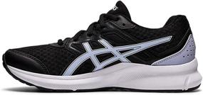 img 1 attached to ASICS Womens Black Graphite Medium Sports & Fitness in Running
