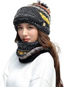 img 4 attached to Ypser Womens Winter Slouchy Knitted Outdoor Recreation in Outdoor Clothing