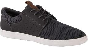 img 2 attached to Stylish Eyelet Casual Men's Shoes by GLOBALWIN