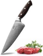 damascus stainless kitchen ergonomic handle logo