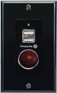 magnadyne black mount charging outlet logo