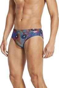 img 4 attached to Speedo Swimsuit Brief Endurance Printed Sports & Fitness and Water Sports