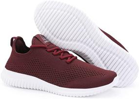 img 1 attached to YDB Lightweight Breathable Athletic Sneakers Men's Shoes for Athletic