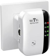 📶 the ultimate wifi extender signal booster: amplify your wireless connection up to 2640sq.ft with ethernet port, access point, and alexa compatibility - n300 logo