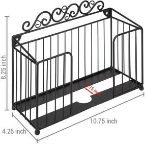 img 1 attached to 🏢 Elegant Scrollwork Decorative Commercial Dispenser by MyGift - Enhanced Efficiency with Style