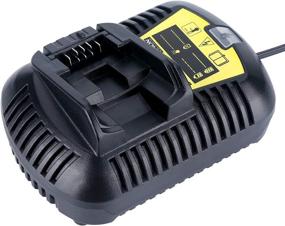 img 1 attached to 🔋 Swidan Li-ion Battery Charger - Compatible with Dewalt DCB101, DCB112, DCB105, DCB115, DCB203, DCB205 Battery Packs