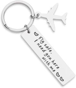 img 4 attached to 🎁 Exquisite Keychain Attendant: Perfect Christmas Gift for Traveling Boyfriends