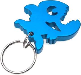 img 1 attached to 🔑 Aluminium Alloy Piranha Key Ring Bottle Opener - Random Color