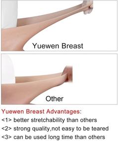 img 1 attached to 👗 Yuewen Colors: Silicone Enhancers for Crossdressers and Women's Clothing