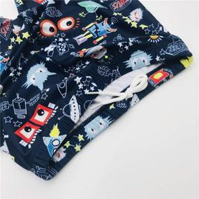 img 3 attached to 🩳 Xrknofio Boys Swimming Jammers: Trendy & Comfy Swim Shorts for Kids 3-11 Years