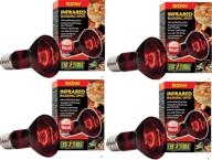 🔥 exo terra heat-glo infrared spot lamp, 50w/120v - 4 pack: optimal heating solution for reptiles and amphibians logo