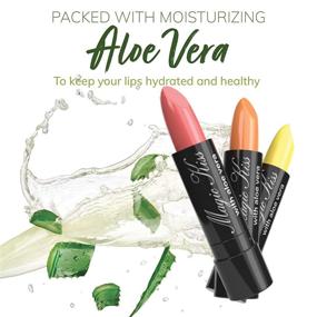 img 1 attached to 💄 Set of 6 Color Changing Aloe Vera Lipsticks: Magic Kiss, Made in USA (Colors of Aloha 1)