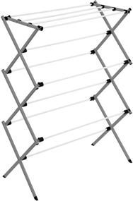 img 4 attached to Honey-Can-Do Drying Rack with 👕 Tripod Stand, Supports up to 30 lbs