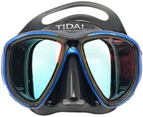 img 2 attached to 🤿 Pro Shot Tidal Mask - Enhanced Anti-Fog Snorkel Mask for Snorkeling, Swimming, and Scuba Diving with Wide-Angle Tempered Glass Lens, and Top Anti-Fog Technology