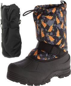 img 4 attached to 🧤 Stay Warm and Cozy with Northside Frosty Kids Winter Snow Boots & Gloves Combo - Perfect for Girls & Boys