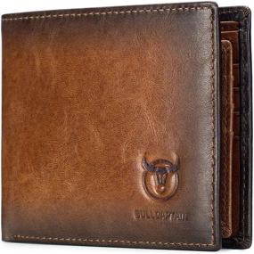 img 4 attached to 🧔 BULL CAPTAIN Vintage QB 6 Men's Wallets - Premium Accessories for Wallets, Card Cases, and Money Organizers