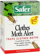 👕 safer brand 07270 clothes moth alert trap: protect your wardrobe from moth infestations logo