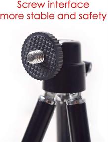 img 2 attached to 📷 Versatile Portable Mini Tripod with Ballhead Stand for Cameras, Projectors & More - 1/4" Screws Interface Device