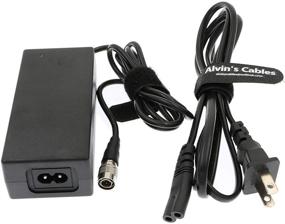 img 3 attached to 🔌 Alvin's Cables XL WPH3 AC Adapter for Sound Devices 702T Recorder - 4 Pin Male Hirose to AC