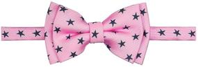 img 2 attached to 🌟 Retreez Microfiber Pre-tied Boy's Bow Tie with Stylish Stars