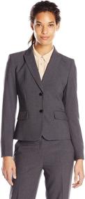 img 2 attached to Calvin Klein Womens Button Blazer