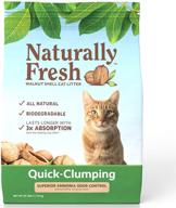 🐈 efficient odor control: naturally fresh walnut cat litter - a natural choice for clean & fragrance-free spaces logo