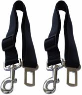 lanyarco vehicle seat belt harness 🐾 leash for dogs and cats - safety seatbelts logo