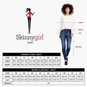 img 1 attached to Женский карандаш Skinnygirl Injeanious Stretch