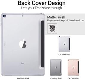 img 2 attached to Sleek and Protective: ESR Yippee Hard Shell Clear Case for iPad Mini 5th Gen 2019