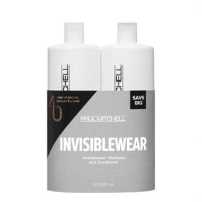 img 1 attached to 🌬️ Invisiblewear Liter Duo Set by Paul Mitchell: Amplify your Texture and Volume!