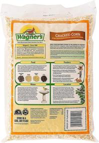 img 3 attached to 🐦 Wagner's 18541 Cracked Corn for Wild Birds - 4 lb Bag - Ultimate Bird Food