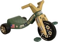 🚲 junior trike for boys and girls - the original big wheel army edition - durable toy tricycle for toddlers - cruiser ride-on toy with 8.5 inch wheels - indoor/outdoor fun logo