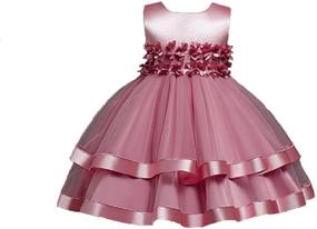 img 4 attached to Enchanting Little Dragon Pig Girl Princess Tutu Dress: Perfect for Flower Holiday Birthday Wedding Parties