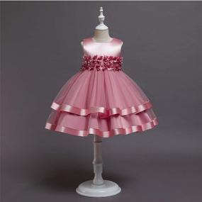 img 3 attached to Enchanting Little Dragon Pig Girl Princess Tutu Dress: Perfect for Flower Holiday Birthday Wedding Parties