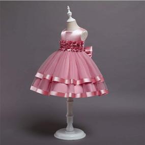 img 1 attached to Enchanting Little Dragon Pig Girl Princess Tutu Dress: Perfect for Flower Holiday Birthday Wedding Parties