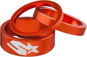 img 1 attached to Spank Spacer Headsets Accessories Orange