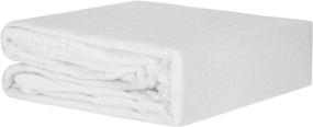 img 4 attached to 🛏️ Queen Size Mea Cama Waterproof & Breathable Terry Cotton Blend Mattress Protector - 17" Deep Pocket