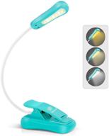 rechargeable book light, vekkia/luminolite, 3 colortemperature × 3 brightness, reading lights for bedtime reading. up to 70 hours of lighting. ideal gift for bookworms, kids &amp; travelers. (turquoise) логотип