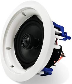 img 3 attached to Herdio 5.25" 4-канальная система стереозвука с монтажем в потолок и поддержкой Bluetooth: 600 Вт мощности для использования внутри помещений и на открытом воздухе на кухне, в спальне, в ванной комнате, домашнем кинотеатре и на крытых верандах