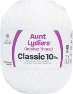 🧶 aunt lydia jumbo white crochet cotton - enhanced seo logo