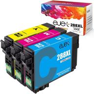 🖨️ ejet remanufactured 288xl ink cartridge replacement for epson expression home xp-440 xp-330 xp-340 xp-430 xp-434 xp-446 printer tray - cyan, magenta, yellow (3 pack) logo