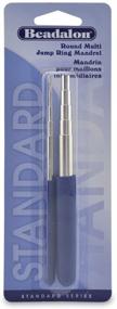 img 1 attached to 🔧 Versatile Artistic Wire Beadalon Round Multi Jump Ring Mandrel Set - 2-Piece Kit for Artisans