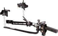 husky 31995 600-pound weight distribution hitch and sway control with 2-inch ball logo